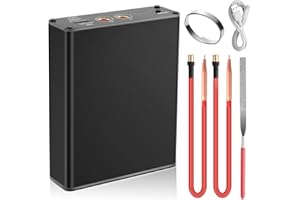 Spot Welder, SenDeluz 11 Gears Adjustable Battery Spot Welder 5000mAh Rechargeable DIY Mini Spot Welder for 18650 Batteries Portable Battery Spot Welding Machine with 2M Nickle Sheet