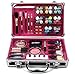 Professional Vanity Case Cosmetic Make Up Urban Beauty Box Travel Carry Gift 57 Piece Storage Organizer - Eyes Lips Face Nail