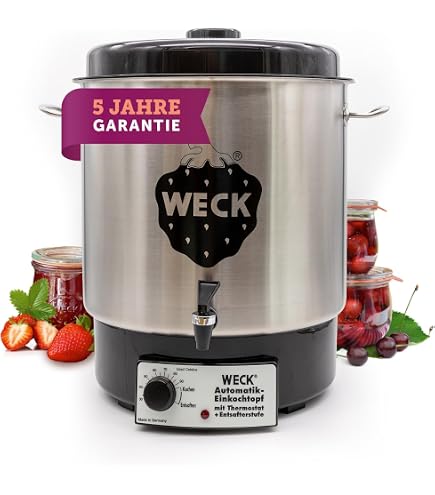 WECK Original Auslaufhahn 1/2 Zoll aus Kunststoff für Einkochautomaten WAT 14A, 15A, 24A, 25A & 34A