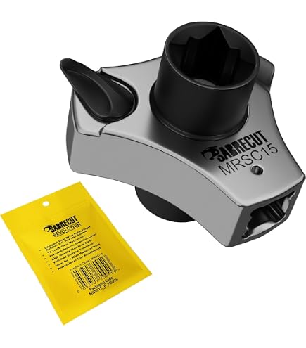 SabreCut MRSC18 Llave De Carraca 13mm Doble Cara Con Cuadro 1/4″ – Par 62Nm, Acero Inoxidable, 72 Dientes