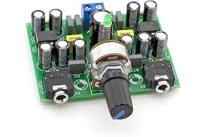 AVT KITS AVT1024 KIT DIY, Kopfhörerverstärker, elektronisches DIY Kit, Übungsplatine für Anfänger, Kit zum selber löten, Konstruktionsspielzeug, Bausatz