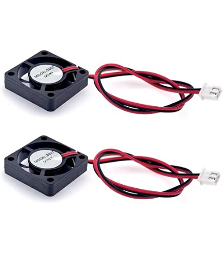 Mini Ventilateur 30x30mm 5V DC Silencieux - Pour Refroidissement Imprimante 3D, PC, Routeur - 2 Pièces
