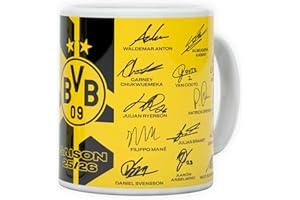 Dortmund Borussia BVB Unterschriften Tasse