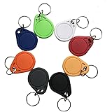 YARONGTECH 10PCS Wasserdicht ABS 13.56MHz ISO14443A MIFARE Classic® 1K NFC RFID Token, RFID Schlüsselanhänger, RFID-Tag