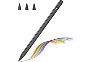 TQQ Stift für iPad(2018-2023), Hochpräziser, Neigungs Erkennung & Palm-Ablehnung iPad Pencil Kompatibel mit iPad Pro 11/12.9", iPad 10/9/8/7/6th Gen, iPad Air 5/4/3th Gen, iPad Mini 6/5th Gen