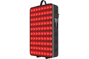 Cabpay Infrared Light Device for Body, 80 LEDs Red Light Panels 2-in-1 Chip Bulbs 660 & 850nm Wavelengths