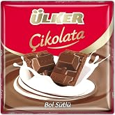 &Uuml;LKER Kare S&uuml;tl&uuml; &Ccedil;ikolata, 60 Gr