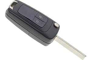 JONGO - Etui na klucze z wymiennym ostrzem kompatybilne z Chevrolet Aveo (2011-15), Cruze (2008-14), Orlando (2011-15) i Spark (2015) | Pilot zdalnego sterowania kluczykiem z 2 przyciskami