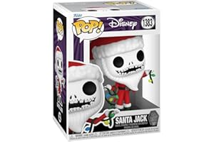 Funko POP! Disney: The Night Before Christmas 30th - Santa Jack Skellington - The Nightmare Before Christmas - Figuras Miniaturas Coleccionables Para Exhibición - Idea De Regalo - Mercancía Oficial