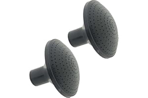 VARIVENDO Lot de 2 douilles pour arrosoir - Douchette de rechange (ouverture de 2,5 cm) - Noir