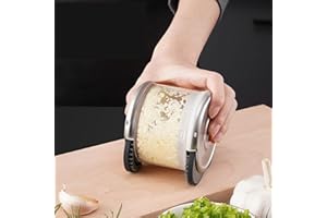 YUZITA Tagliacipolla multifunzionale per tagliare l'aglio tagliaverdure in acciaio inox tagliaverdure manuale tritacarne spremiaglio cipolla