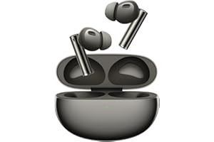 realme Auriculares True Wireless Air 6 Pro, Controladores dinámicos de 11 mm y Altavoz de Agudos de 6 mm, 40 Horas de Juego, 50 dB ANC, LHDC, cancelación Activa específica del Ruido, 55 ms Baja