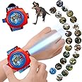 URFEDA Watch with 24 Dinosaur Projection Patterns, Adjustable Projection Watch Cartoons Kids Digital Dinosaur Watch Children Electronic Projector Wrist Watch Digital Watch Educational Toys