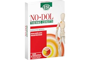 NODOL ESI - No-Dol Thermo Cerotti Termici Autoriscaldanti, Fonte di Calore di Origine Naturale, Allevia i Fastidi Reumatici e Muscolari, Riscaldano Fino a 8 Ore, Senza Coloranti e Parabeni, 3 Pezzi
