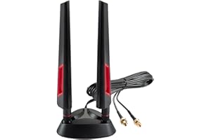 SUPAERIAL WiFi 7 Gaming Motherboard Replacement Antenna with New Interface for ASUS ROG Strix X870-A /X870E-E /B850-A/TUF GAMING B850-PLUS /X870-PLUS/PRIME X870-P /X870E Hero Series WiFi 7 Gaming Motherboard