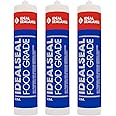 Idealseal Food Grade Clear Silicone Sealant 310ml | Pack of 3