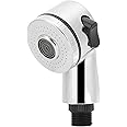 DAUB Salon Spray Head with Side Control Button, Stainless Steel Filter Nozzle for Shampoo Bowl Bed Chair Sink - Shower Head Replacement Part for Salon, Barber Shop