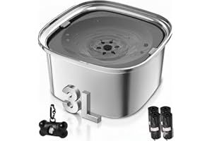 NOOGUI - Gamelle pour Chien - Capacité 3L - Bol Anti Eclaboussure Débordement Renversement - - Gamelle Chien - Distributeur Sacs avec 4 Sacs Inclus