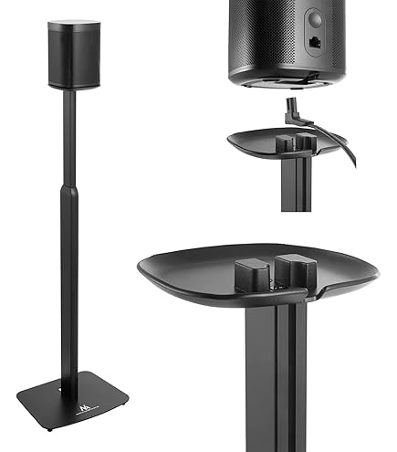 FleXSon Floor Stand, For Sonos One, One Sl And Play, 1 Pair, Black