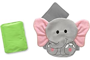 BEBON Baby Colic, Gas and Upset Stomach Relief – Belly Hugger – A Soothing Warmth Combined with Gentle Compression (Elephant)