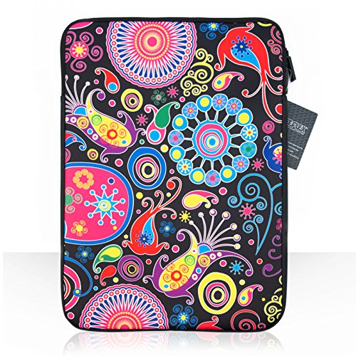 Caseflex Dell Inspiron 15 7000 Series 7537 Laptop Tasche Mehrfarbig Quallen Neopren Beutel H  lle