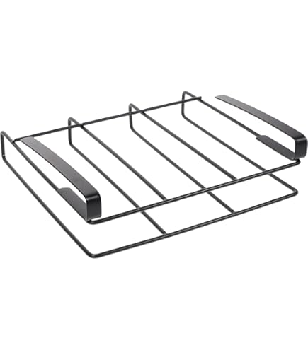 Porte-planche à Découper En Métal Lot De 2 - Support Pour 5 Planches, Dimensions 18x14x8 Cm, Fentes 1.3 Et 2.7 Cm, Rangement Cuisine