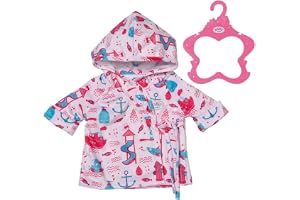 BABY born Unisex Kids BABY Badrock 43 cm för småbarn 2 år upp Lätt för små händer Inkluderar badrock, flerfärgad, 29,9 x 5,9 x 29,2 cm 90 gram UK