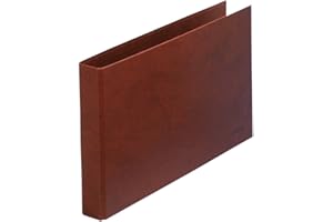 DOHE 9559 – segregator z podszewką skórzaną, 2 pierścienie 40 mm, format poziomy