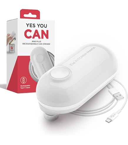 ADE Apriscatole Elettrico KG2505-1 – Apertura Automatica Con Magnete E Gancio, Sicuro Senza Spigoli Vivi, Batterie AA Incluse, Per Anziani E Mani Deboli