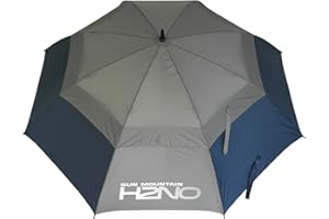 Sun Mountain H2no Parapluie Double auvent Mixte, Bleu Marine/Gris, 157 cm
