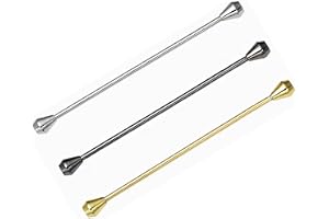 LONGHAO 2 st krage bar pins slipskrage bar pin set, set herr krage nåldräkt, slips krage stift, klassisk metall slipsklämma