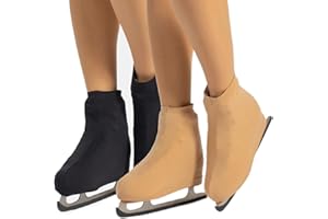 CALZITALY PACK 1/2 Copripattino Pattinaggio, Copri pattini Unisex, Pattinaggio Artistico, Skating, 70 DEN, Taglia Scarpa 28-42 | Made in Italy