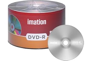 Imation DVD-R 16 x 4,7 GB / 120 Minuten Marken-Logo, blanko, für Filme und Daten, 50 Stück