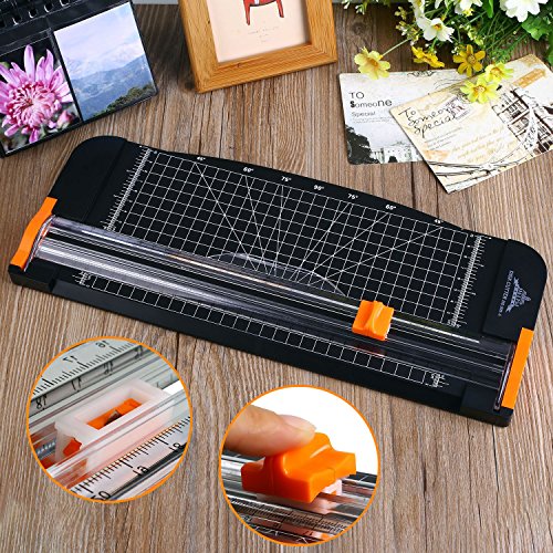 Cobee 5pcs Ersatzklingen Replacement Blade für A4 Schneidemaschine Paper Cutter Tragbar Schneidegerät - 5