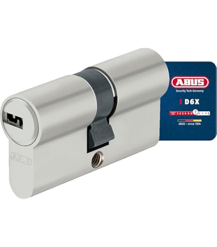 ABUS EC550 cylinder lock (a/b) 45/50mm (C=95mm) with 6 keys - SKG