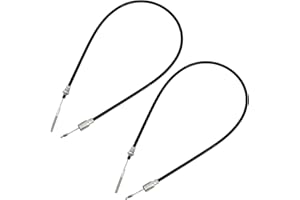 AB Tools Câble de Frein de remorque Amovible Knott Extrémité filetée 1630mm / 1840mm Paire BC04