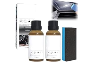OIXYAZ 2 Pezzi Rinnova Plastiche Auto 30ML,rimuovi graffi plastica,I cruscotti delle auto restaurano, proteggono e lucidano, rimuovono i graffi e ripristinano il colore OIXYAZ