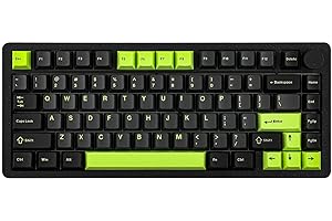 MechLands Blade75 - Tastiera da gioco meccanica in alluminio senza fili con tastiera Gasket Creamy Keyboard, BT5.0/2.4 GHz/USB-C Hot Swappable Custom Keyboard con pulsante, RGB, NKRO per