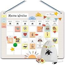 Belohnungstafel Für Kinder - Magnettafel Mit 350 Magneten & Aufgaben