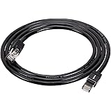 Amazon Basics Cat 7 Câble Internet Haute Vitesse Gigabit Ethernet Patch, Noir, 1-Pack, 1.5 m