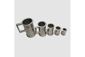 MCA GROUP Mesures de Capacité Bar (le jeu de 5 mesures) / Mesures réglementaires pour débit de boissons