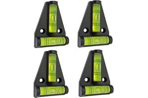 ZUJHPYMI 4Pcs Magnetic T Type RV Levelers, RV Parts Accessories Exterior Leveling Stablilization Levelers, Dual-use with Magnetism and Screws Mounting