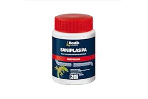 Bostik Colle Tuyaux PVC Saniplas PA, Tous réseaux, Eau Potable, Pinceau Inclus dans le Bouchon, Boite Plastique 250ml