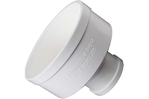 ANJINGUANG Raccordo riduttore in plastica per condotti, riduttore per tubo di scarico da 110 mm a 50 mm, tubo di raccordo riduttore, connettore per condotti e ventole aspiranti (scarico, scarico e sfiato)