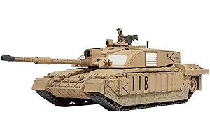 TAMIYA 32601 1:48 Brit. KPz Challenger 2 (désert) – Modélisme, kit de Construction en Plastique, Loisirs, Bricolage, Collage, kit de modélisme, modèle, Assemblage, Non Peint