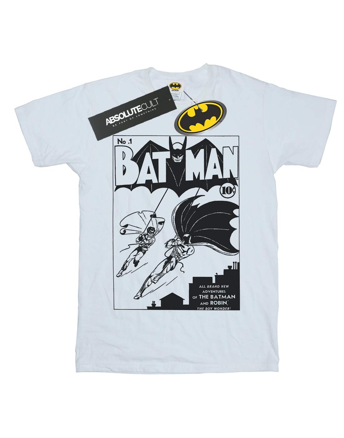 DC-Comics-Mdchen-Batman-No-1-Mono-T-Shirt