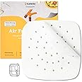 katbite Heavy Duty Air Fryer Liners 120 Pcs, 8.5 Inch (21.5cm) Perforated Parchment Paper for Air Fryer, Extra Strong, Non-Stick