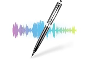 DISTANCEE 32GB Digital Voice Recorder Pen with Voice Activated Recording and MP3 Player, 520 Hours Recording Capacity, HD Audio Recorder Dictaphone for Meetings Interviews and Lectures-USB Charging