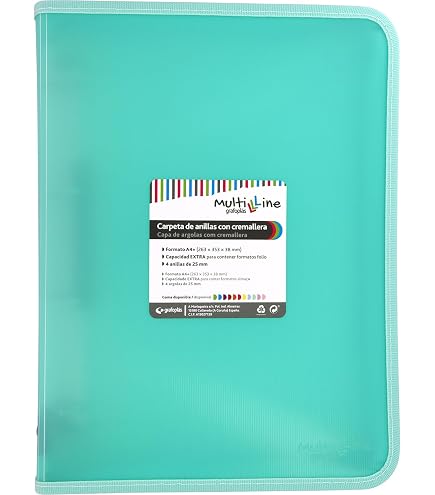 Classeur Rigide Transportable Folio Grafoplás Classeur A4 4800969 à 4 Anneaux 25 Mm En Classeur 4 Anneaux 25mm Polypropylène