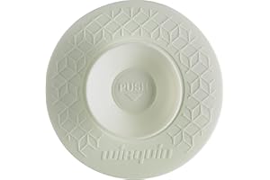 Wirquin 30722337 Bouchon et filtre universel Uppy adapté aux évacuations évier, lavabo, baignoire, blanc